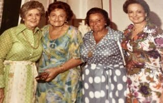 Right to left: My grandmother, Bea; Aunt Dora; Aunt Molly; Aunt Shirley