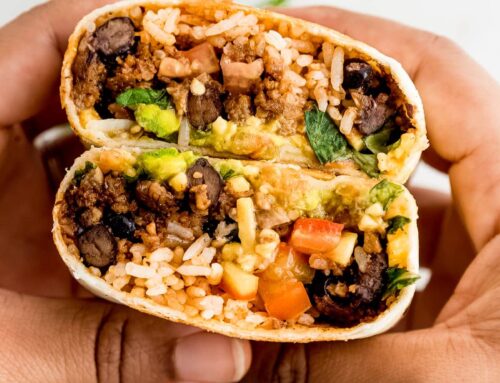 Black Bean and Rice Burritos