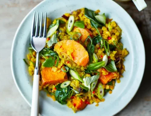 Spinach, Sweet Potato & Lentil Dhal