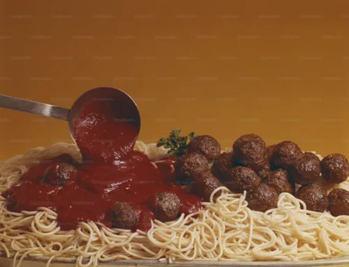 Tempeh Meatballs and Spaghetti