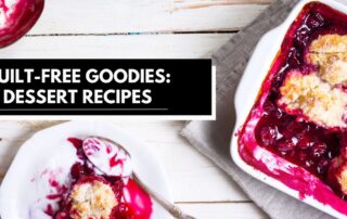 Guilt-free vegan desserts