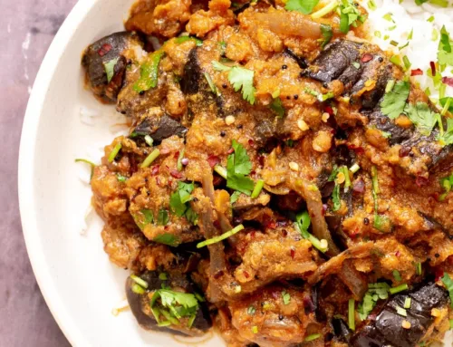 Indian Eggplant Curry Casserole