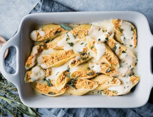 Stuffed Pasta Shells with Pumpkin Ricotta