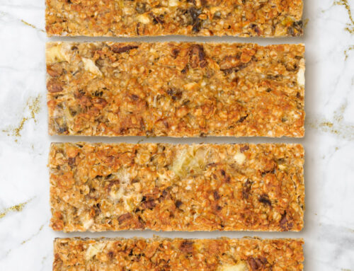 Banana Oatmeal Peanut Butter Bars