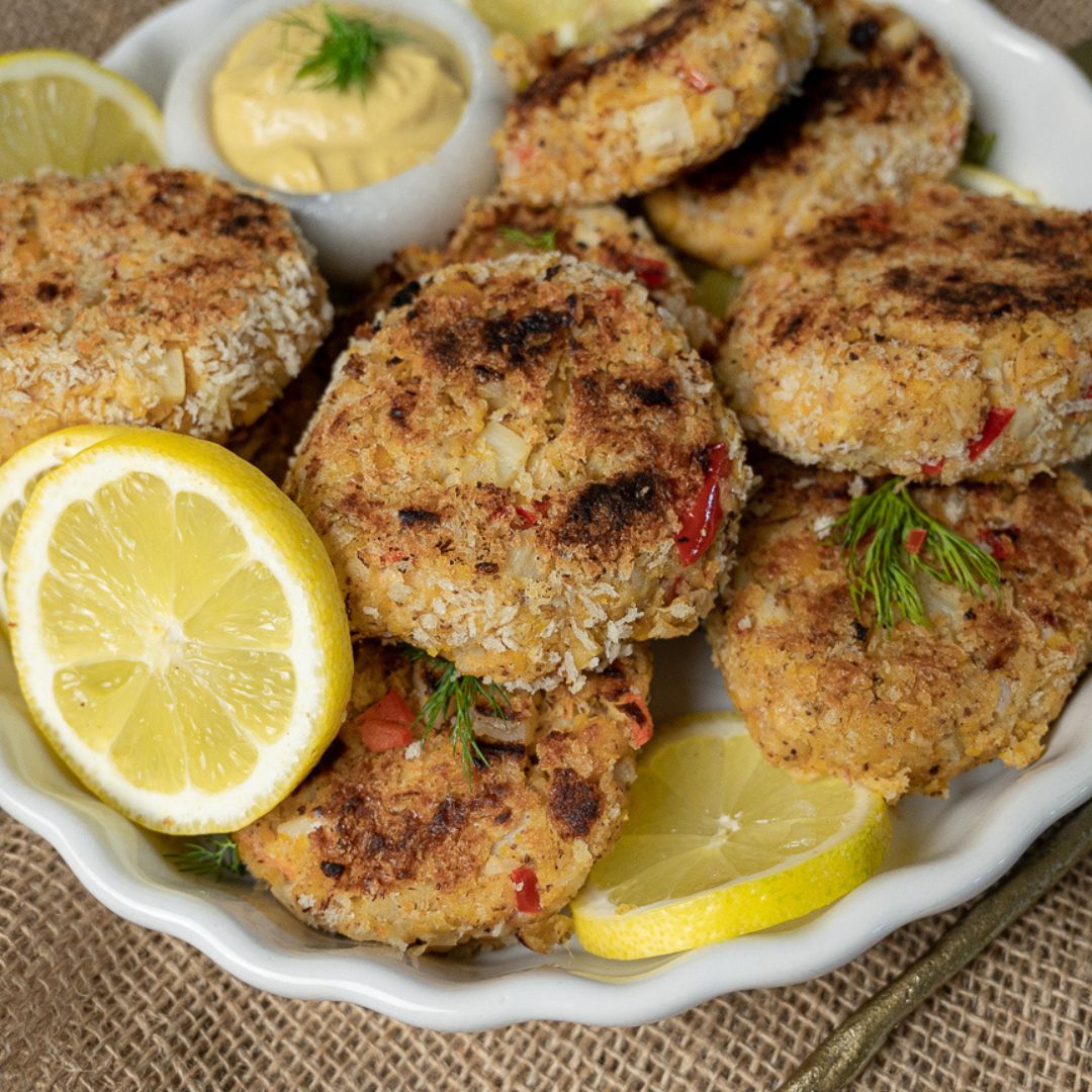 vegan crab cakes