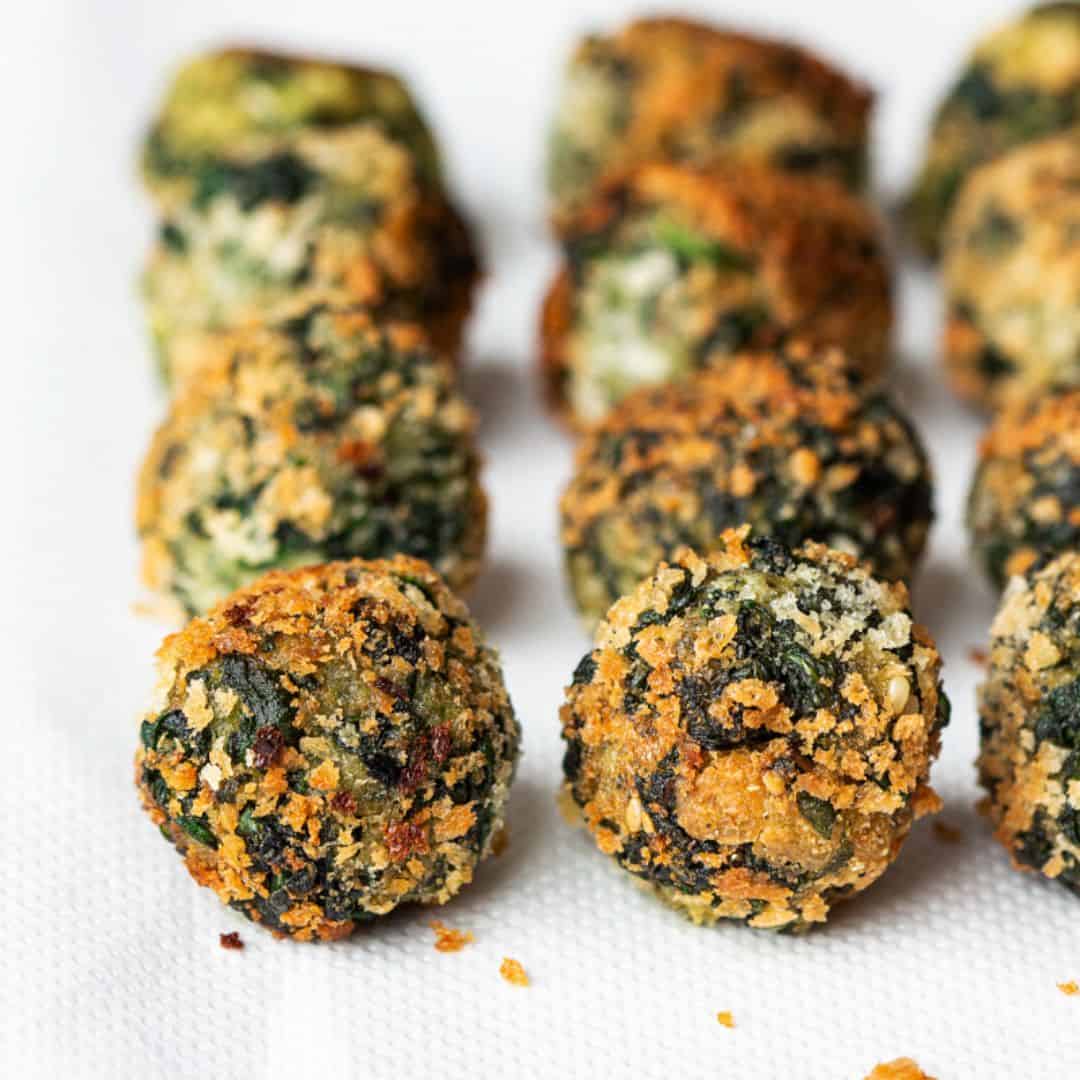 vegan spinach balls