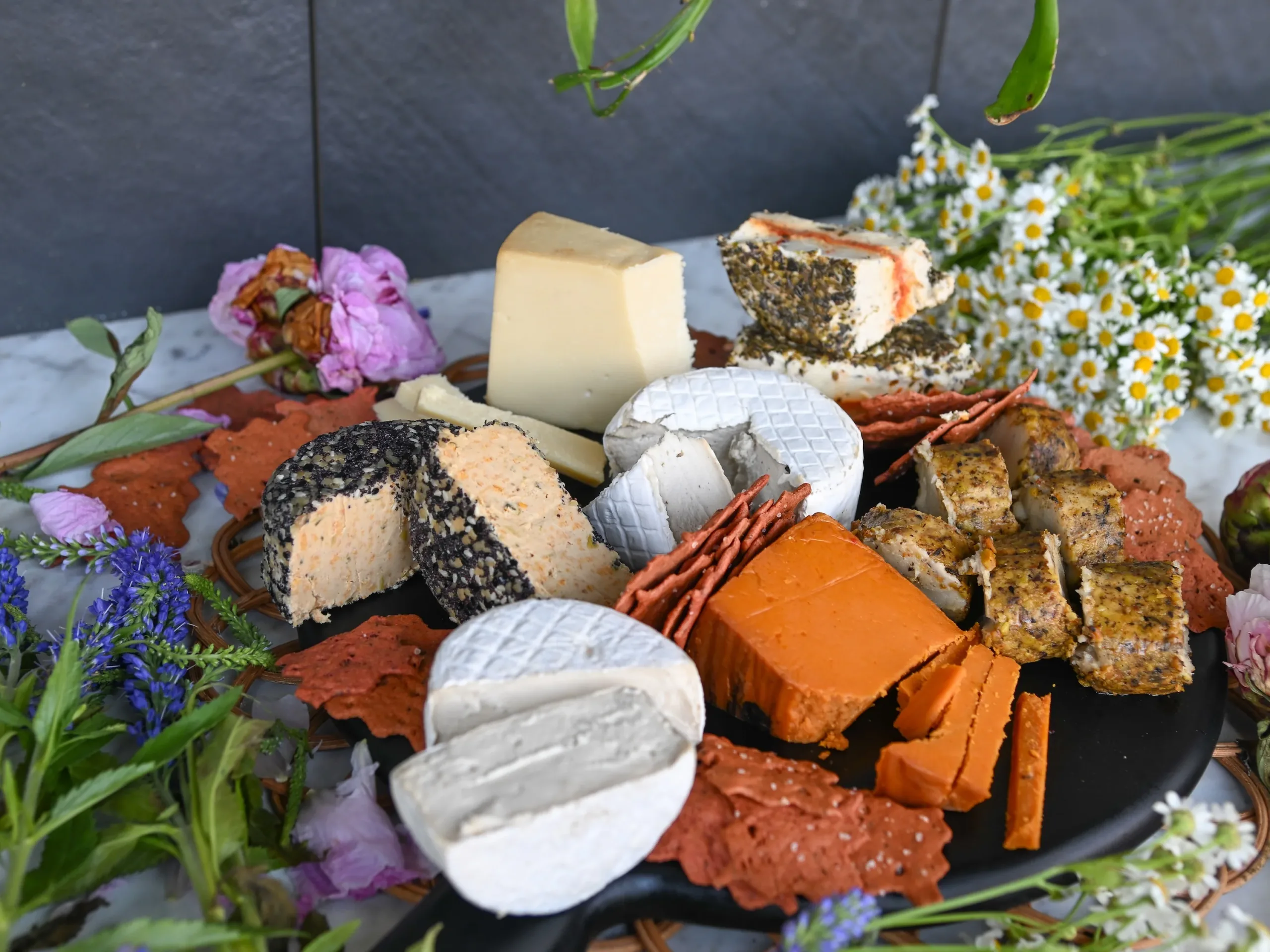 plant based cheese board