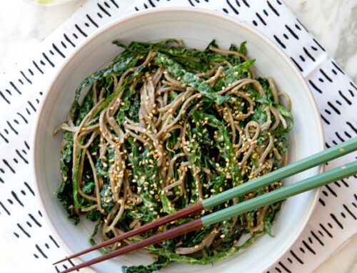 Buckwheat Noodle Kale Bowl