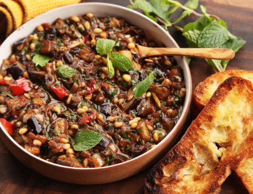 Eggplant and Pine Nut Caponata