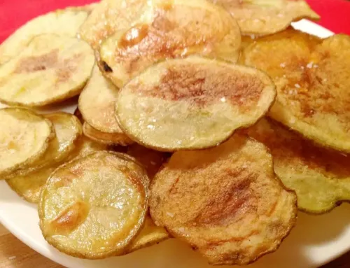 Crispy Baked Potato Chips