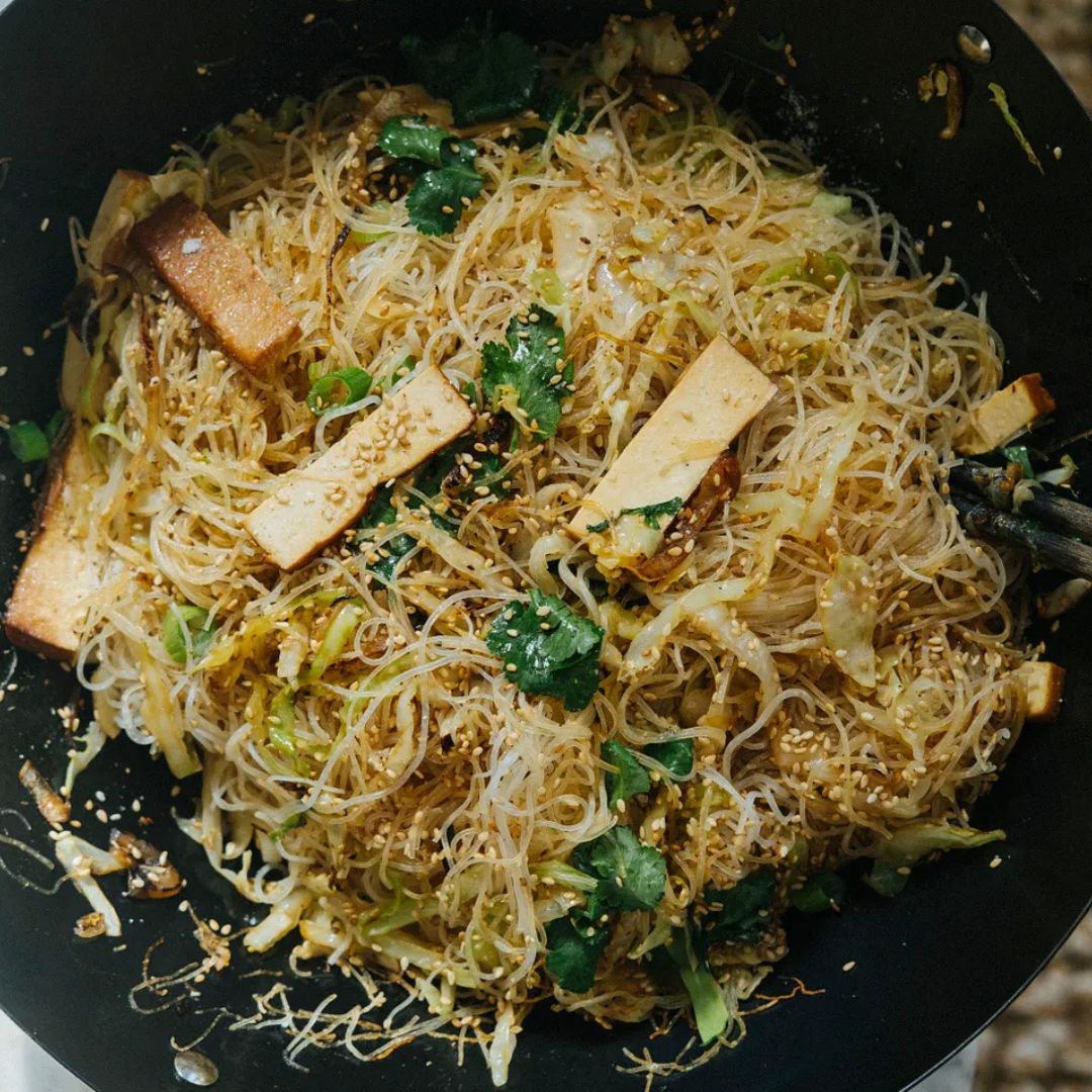 Cabbage and Tofu Mei Fun 